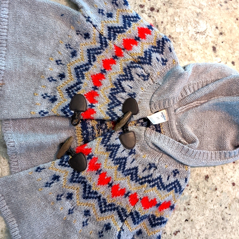 Oshkosh 2 t sweater wrap